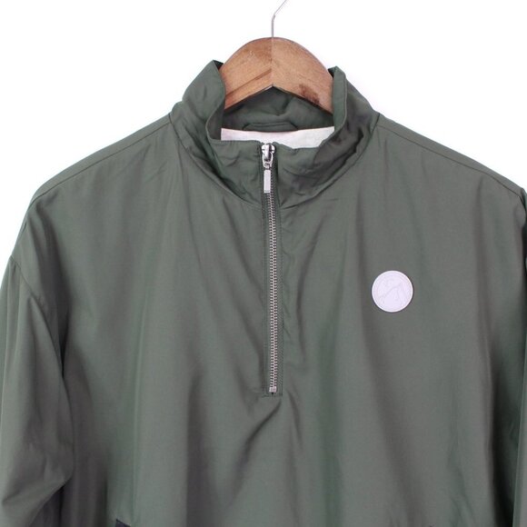 Ziya Active‎ 1/4 Zip Windbreaker PullOver Green S - Picture 4 of 9